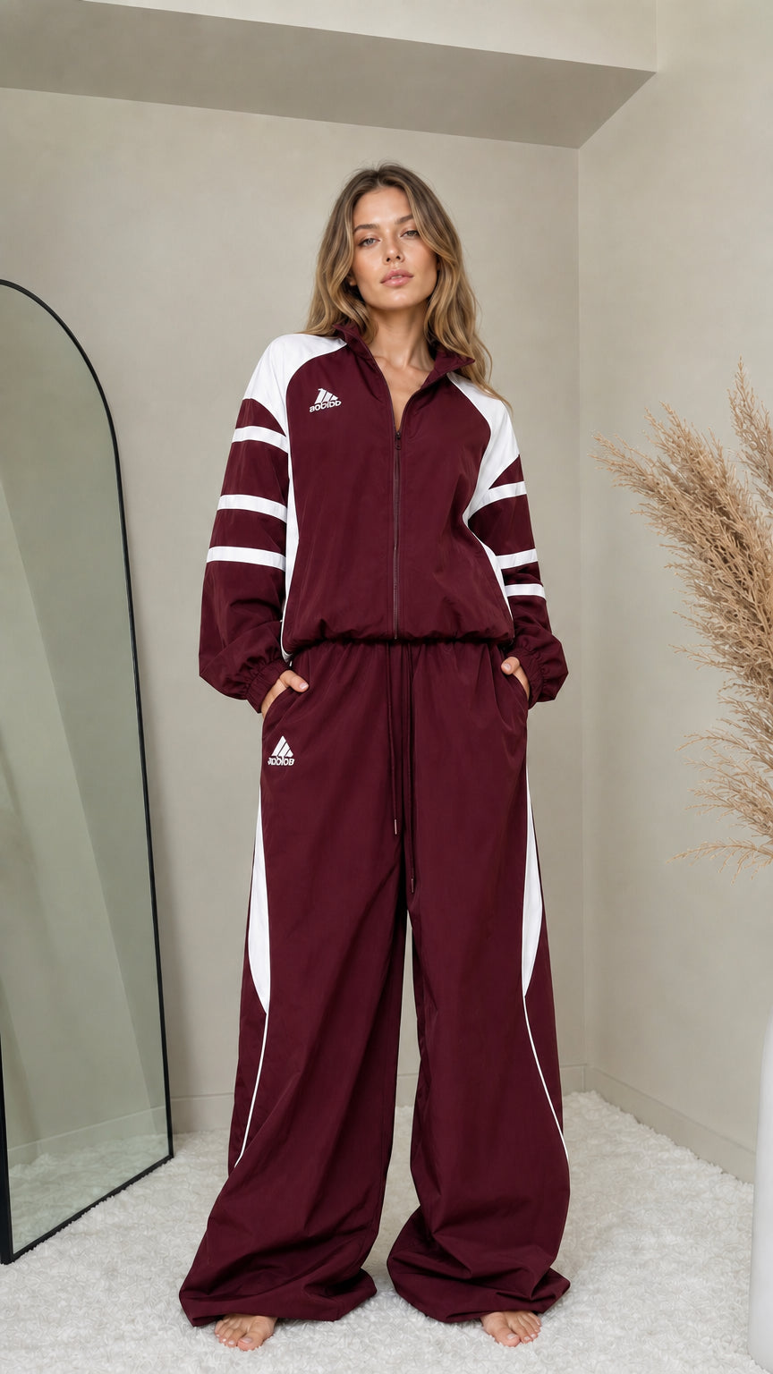 Retro Colorblock Tracksuit Set Pack